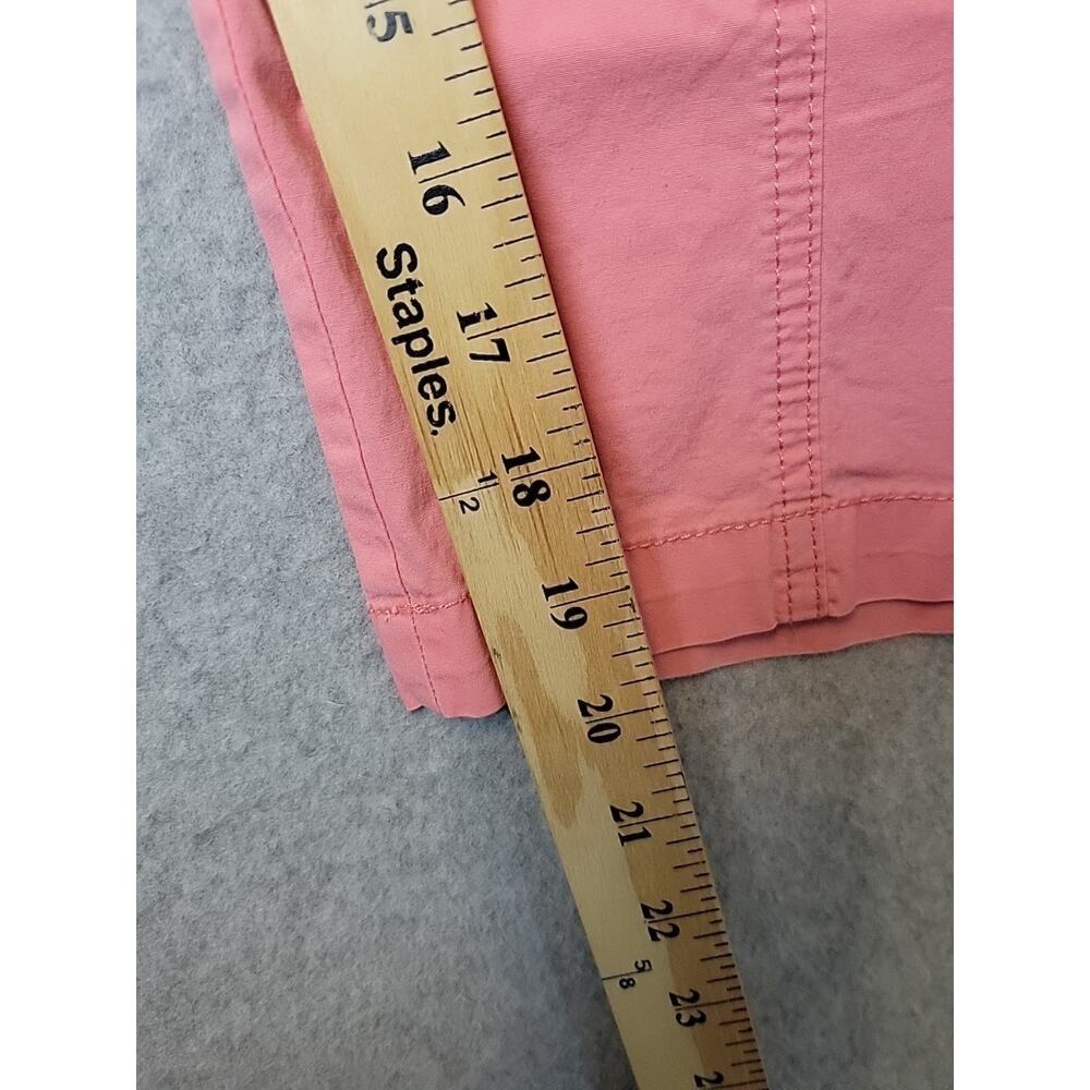 Chico's Pink Mid Rise Capri Pants Women's .5 US 6 Cotton Stretch Pockets - Picture 8 of 12